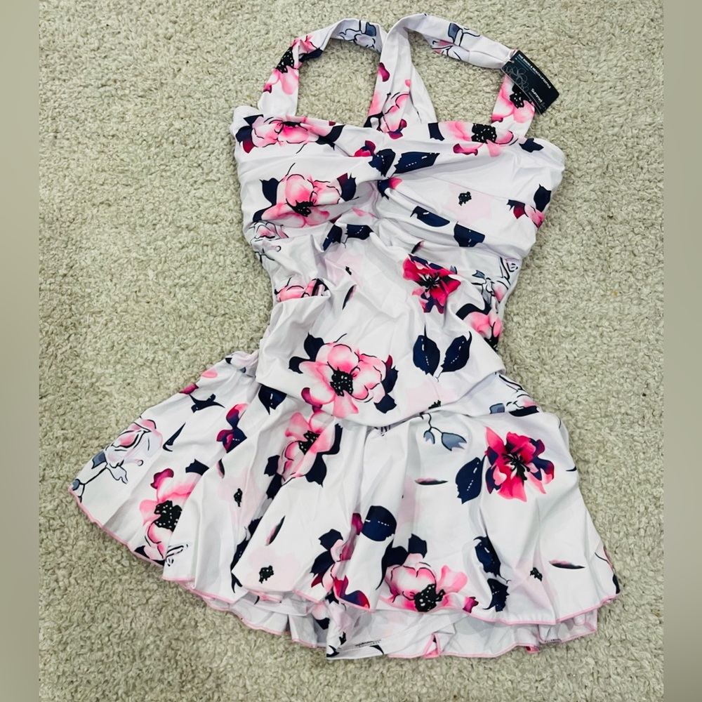 Floral Halter Swimsuit